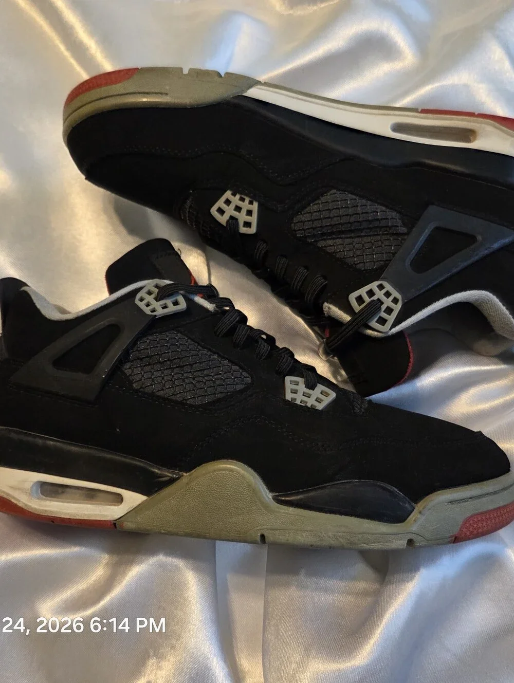 Air Jordan Men's Blk/Red Sneakers